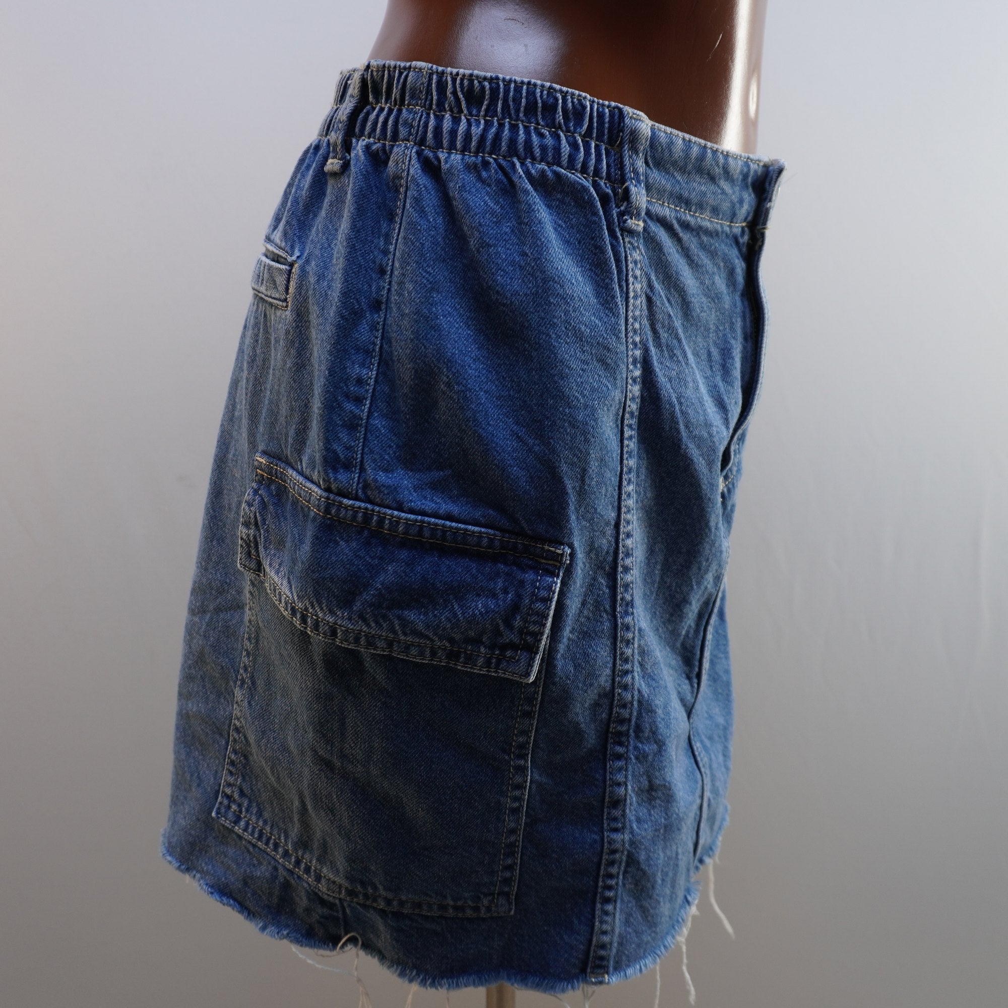 Falda Bershka para Mujer Usada - Azul, M