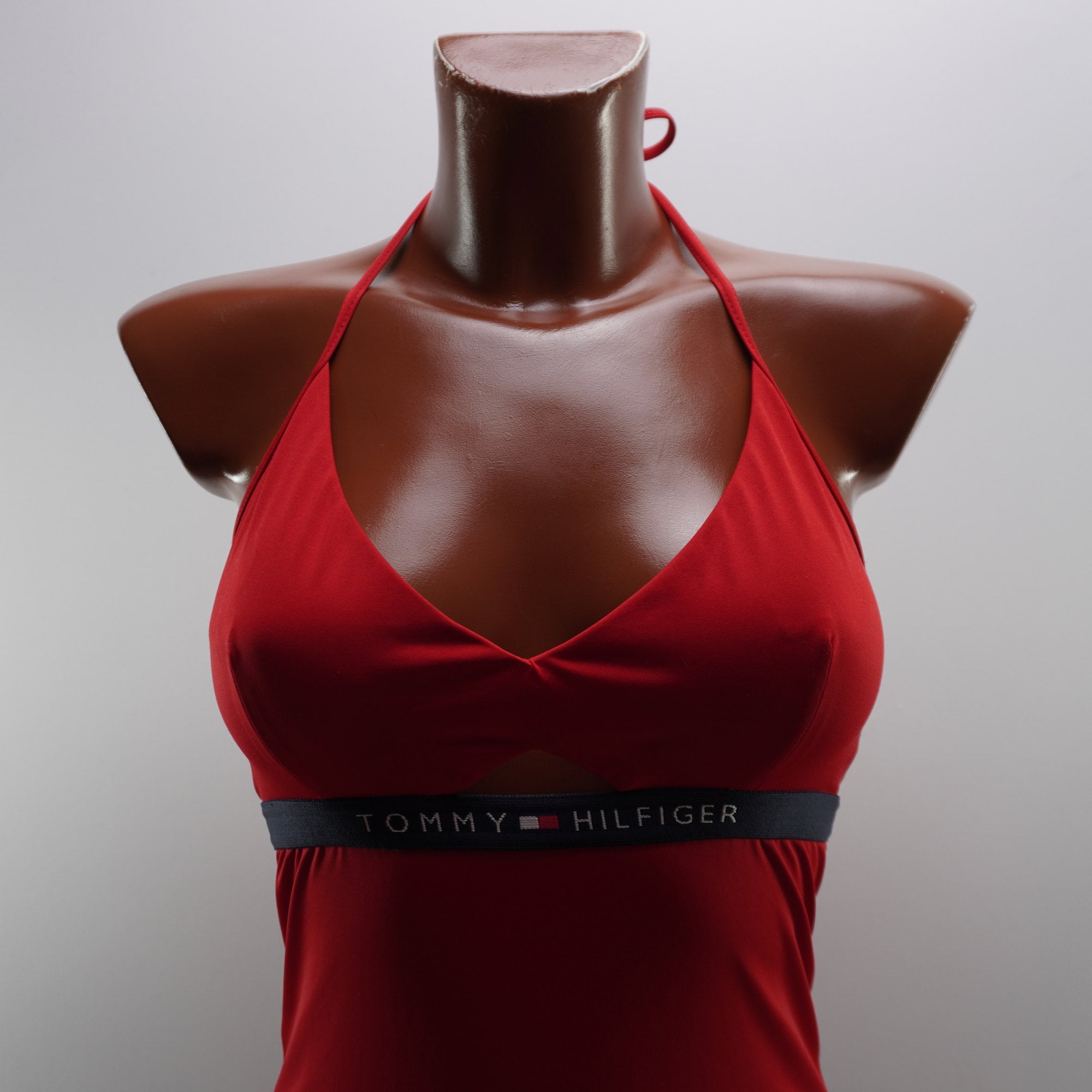 Vestido de Baño Tommy Hilfiger para Mujer - Rojo, L (Usado en Muy Buen Estado)