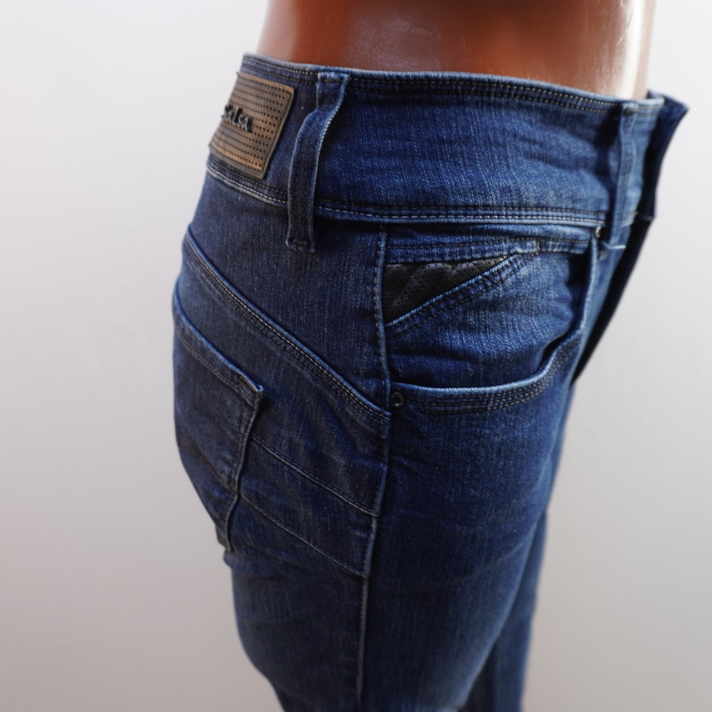 Vaqueros Salsa para Mujer Usados - Azul, Grande (L)