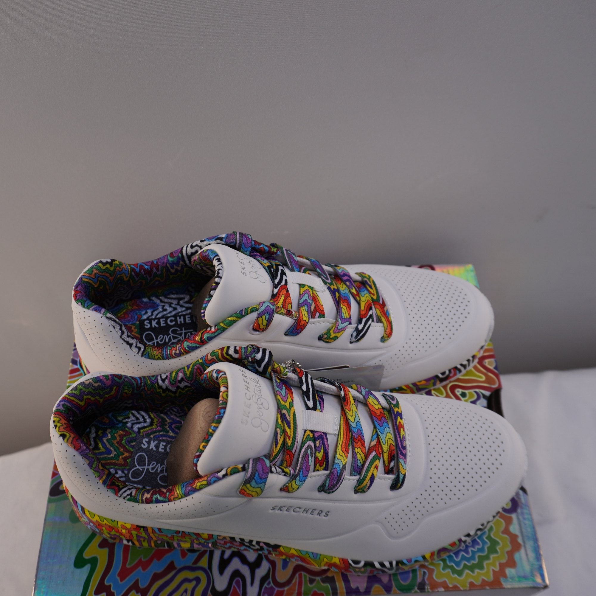 Zapatillas Skechers para Mujer Usadas - Multicolor, 37.5