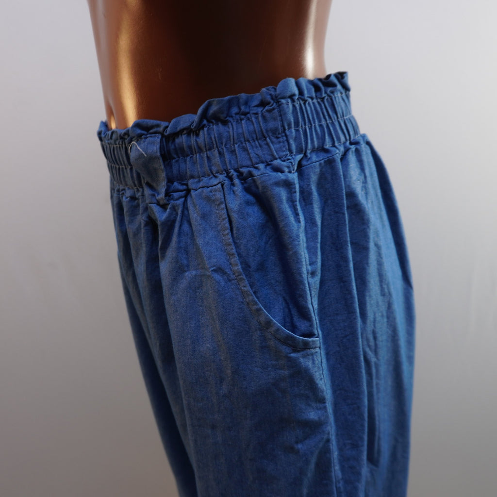 Pantalones Cortos STF para Mujer Usados - Azul, XL