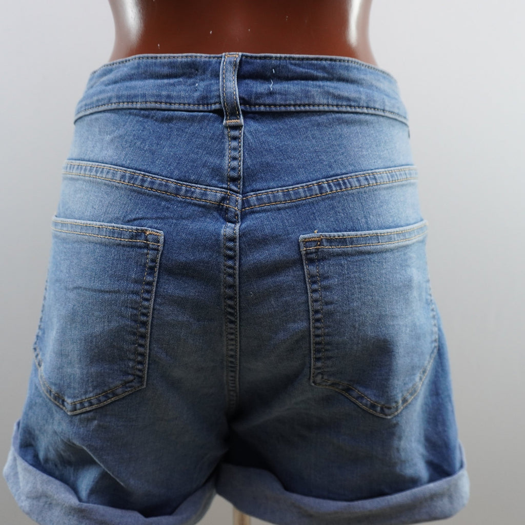 Pantalones Cortos Vaqueros H&M para Mujer Usados - Azul, XXL