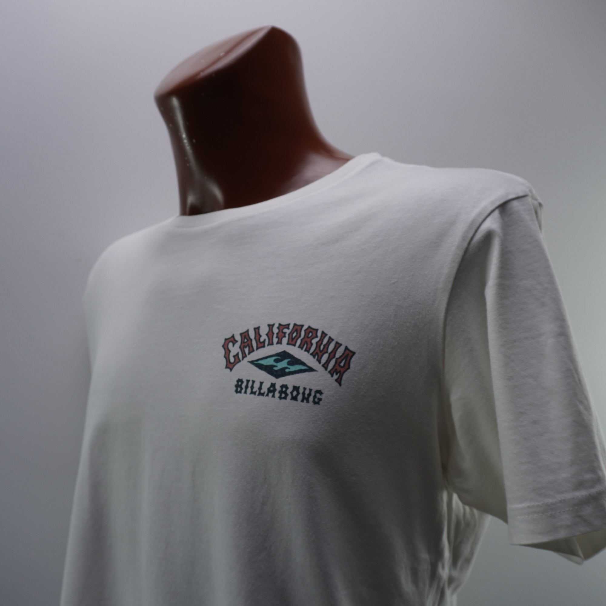 Camiseta de Manga Corta Billabong para Hombre Usada - Blanca, M