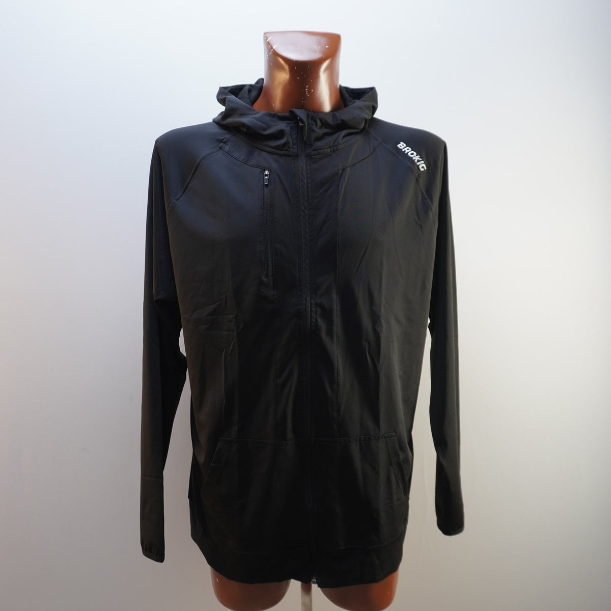 Sudadera con Capucha Brokig para Hombre Usada - Negra, XXL