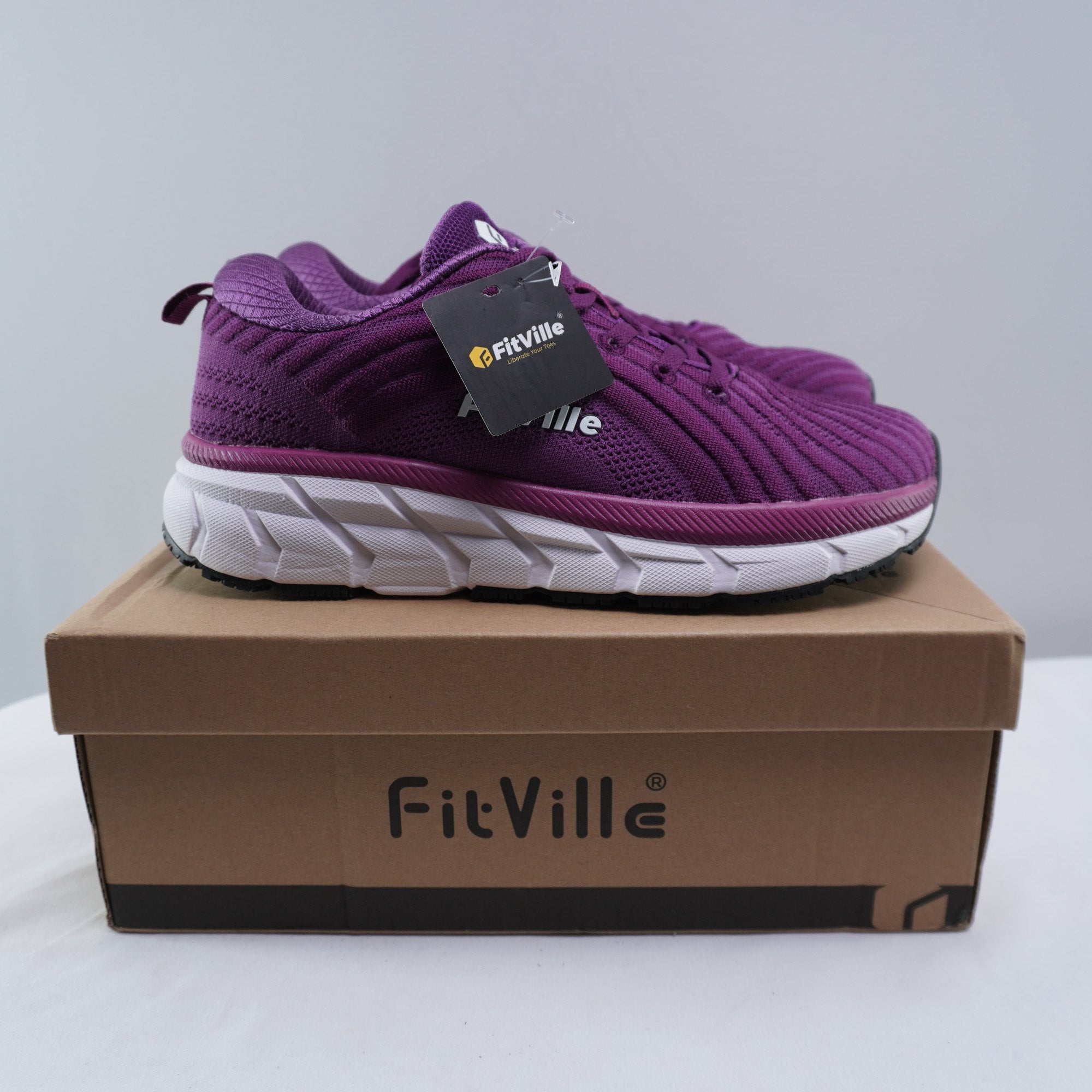 Zapatillas Fitville para Mujer Usadas - Púrpura, Talla 40