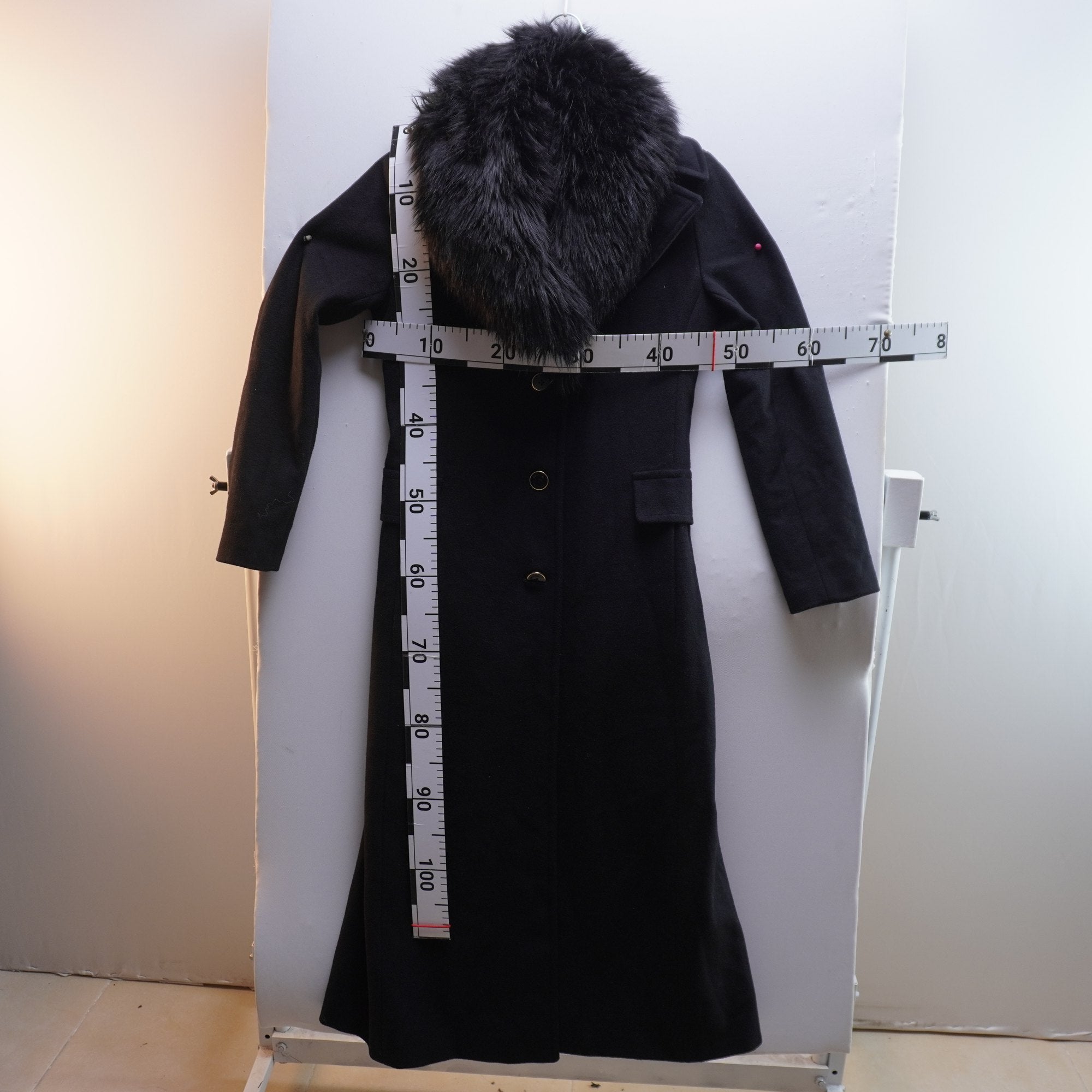 Sobretodo Calvin Klein para Mujer Usado - Negro, Pequeño (S)