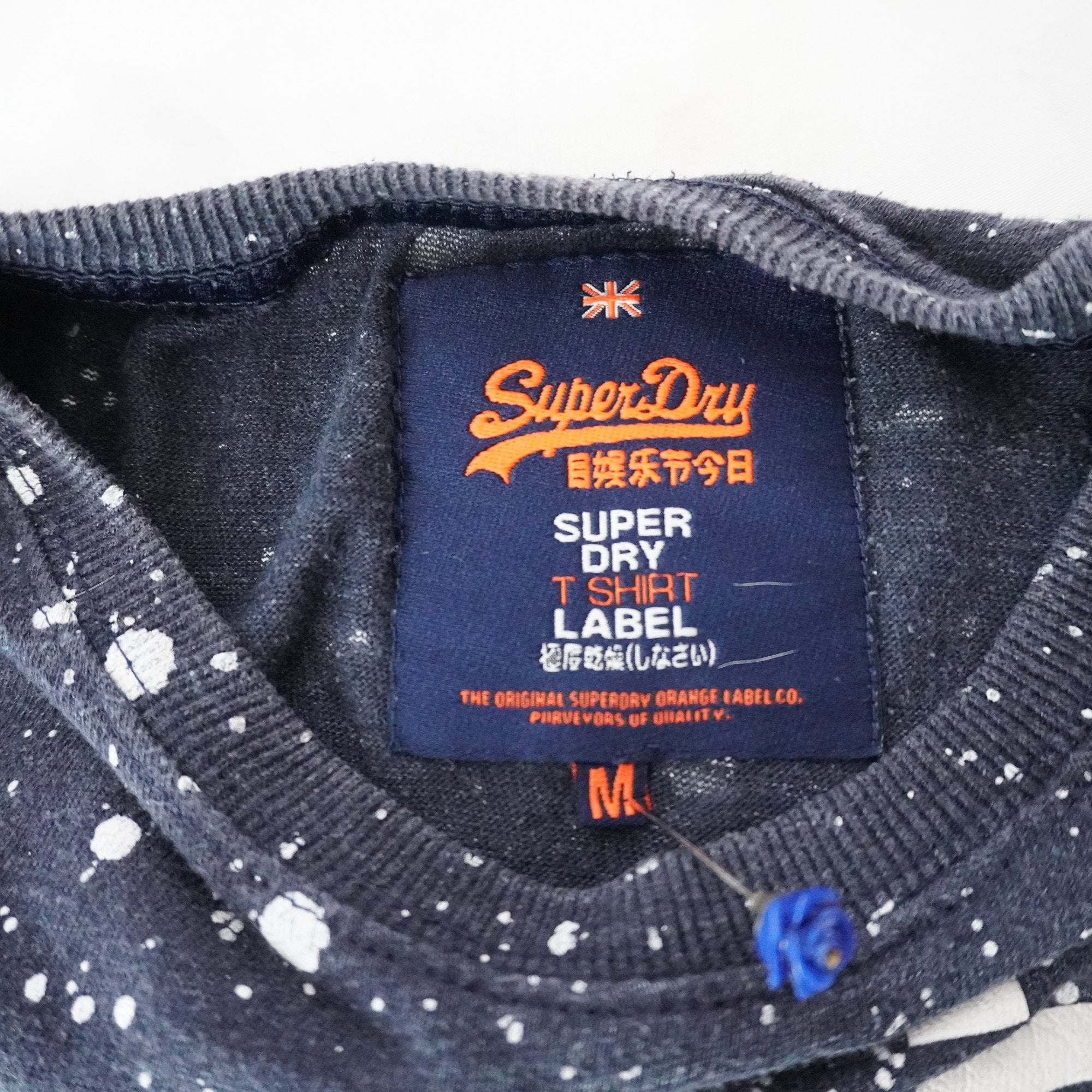 Camiseta Superdry para Hombre Usada - Azul Marino, M