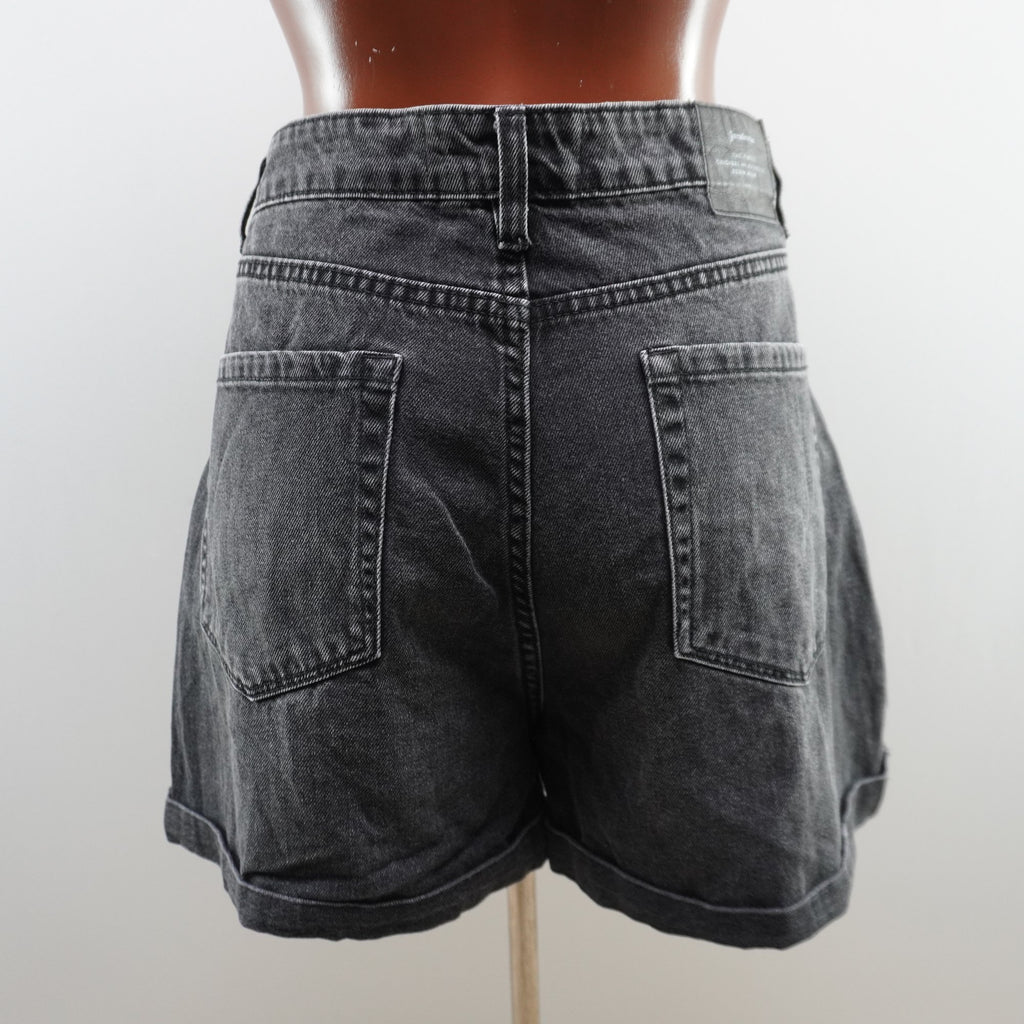 Pantalones Cortos Vaqueros Stradivarius para Mujer Usados - Negros, XL