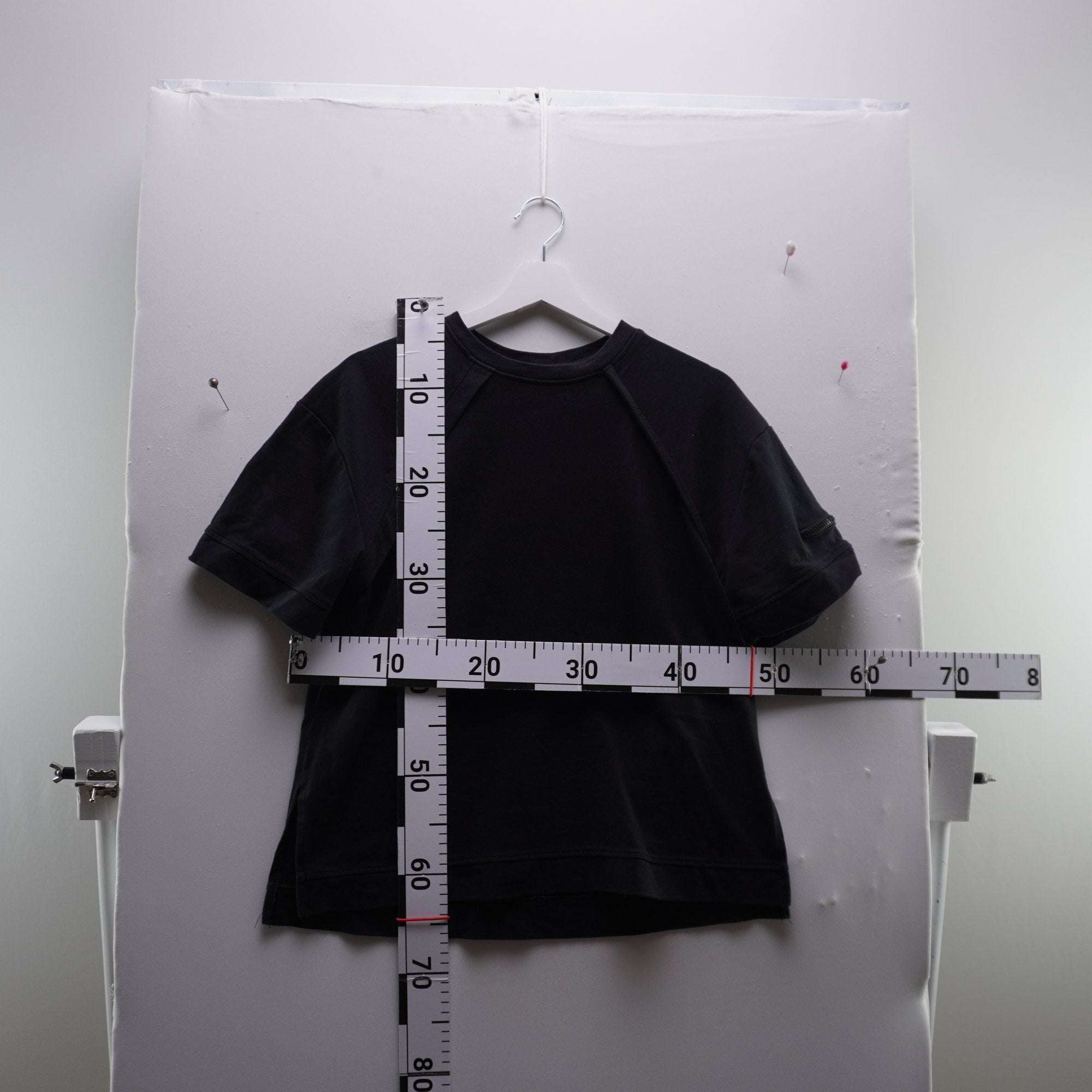 Camiseta de Manga Corta Zara para Mujer Usada - Negro, S