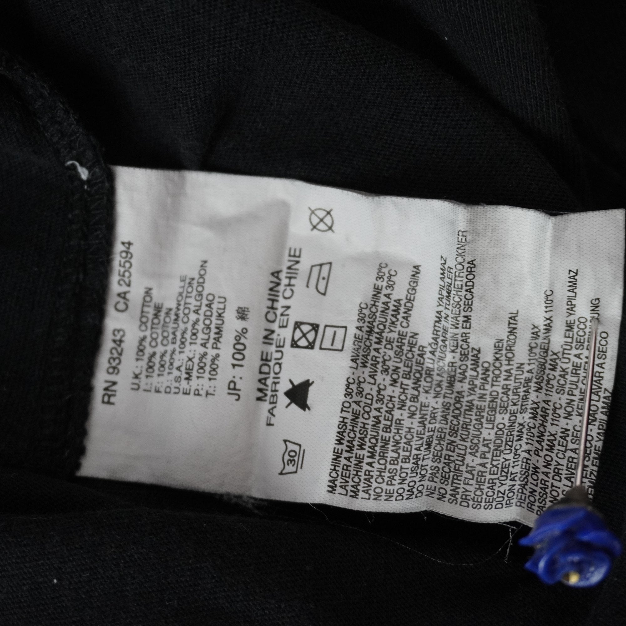 Camiseta de Manga Corta Diesel para Hombre Usada - Negra, L