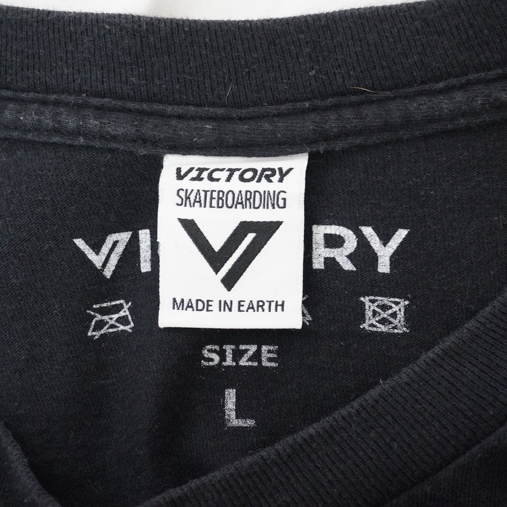 Camiseta de Manga Corta Victory para Mujer Usada - Negra, L