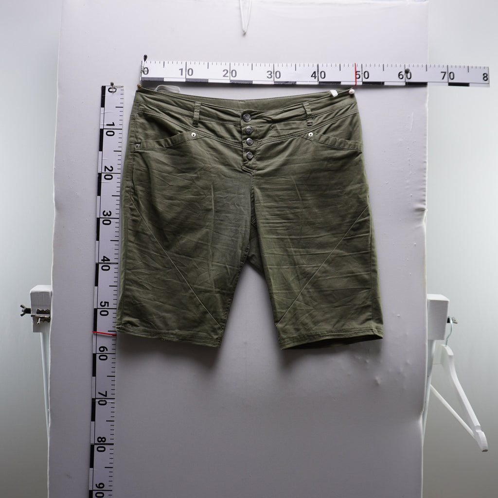 Pantalones Cortos BPC para Mujer Usados - Verde, XXL
