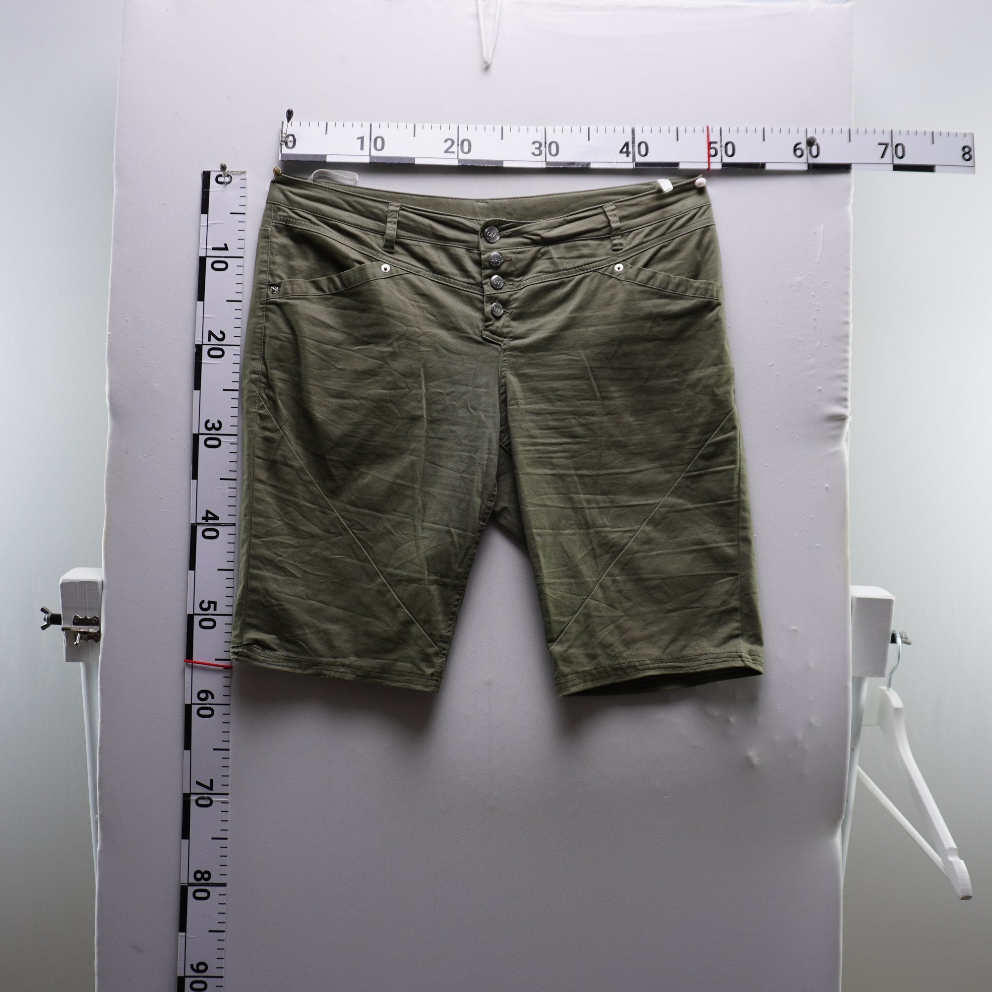 Pantalones Cortos BPC para Mujer Usados - Verde, XXL