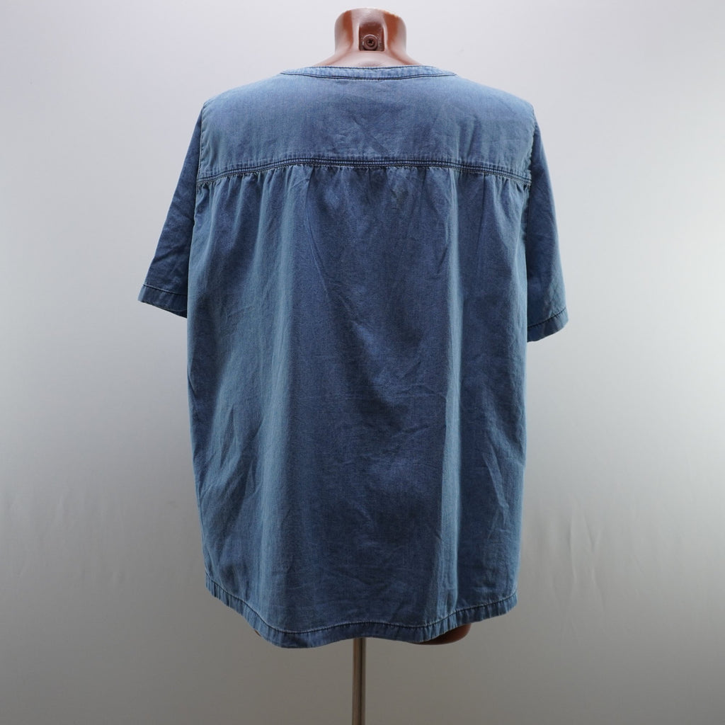 Camisa Ulla Popken para Mujer Usada - Azul, XXXL