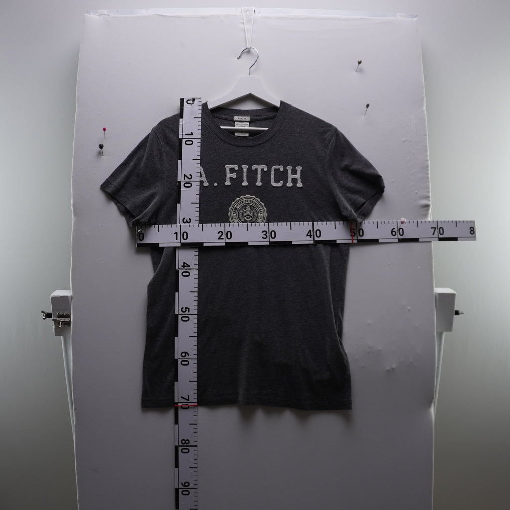 Camiseta de Manga Corta Abercrombie & Fitch para Hombre Usada - Gris, S