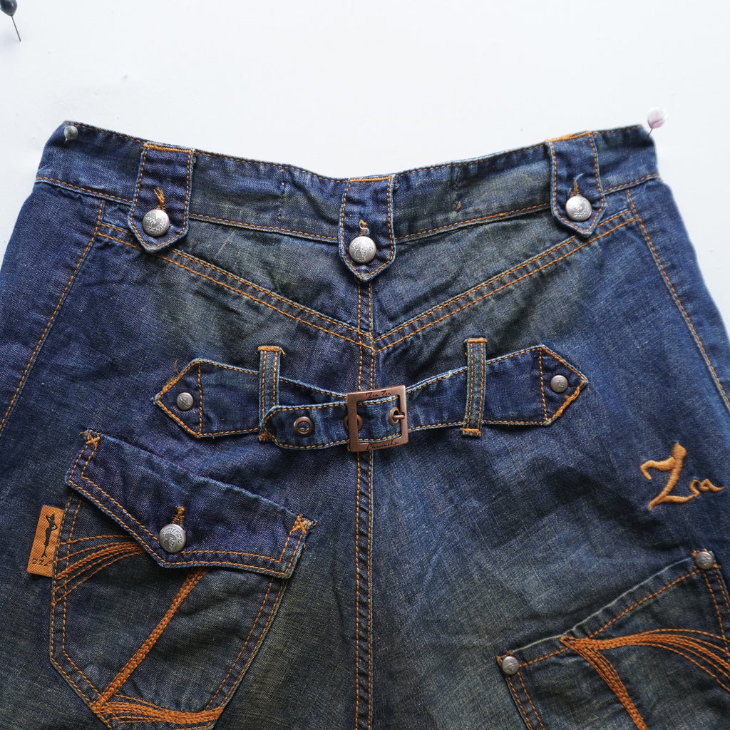 Pantalones Cortos Vaqueros Zsa Zsa Lawinsky para Mujer Usados - Azul Marino, M