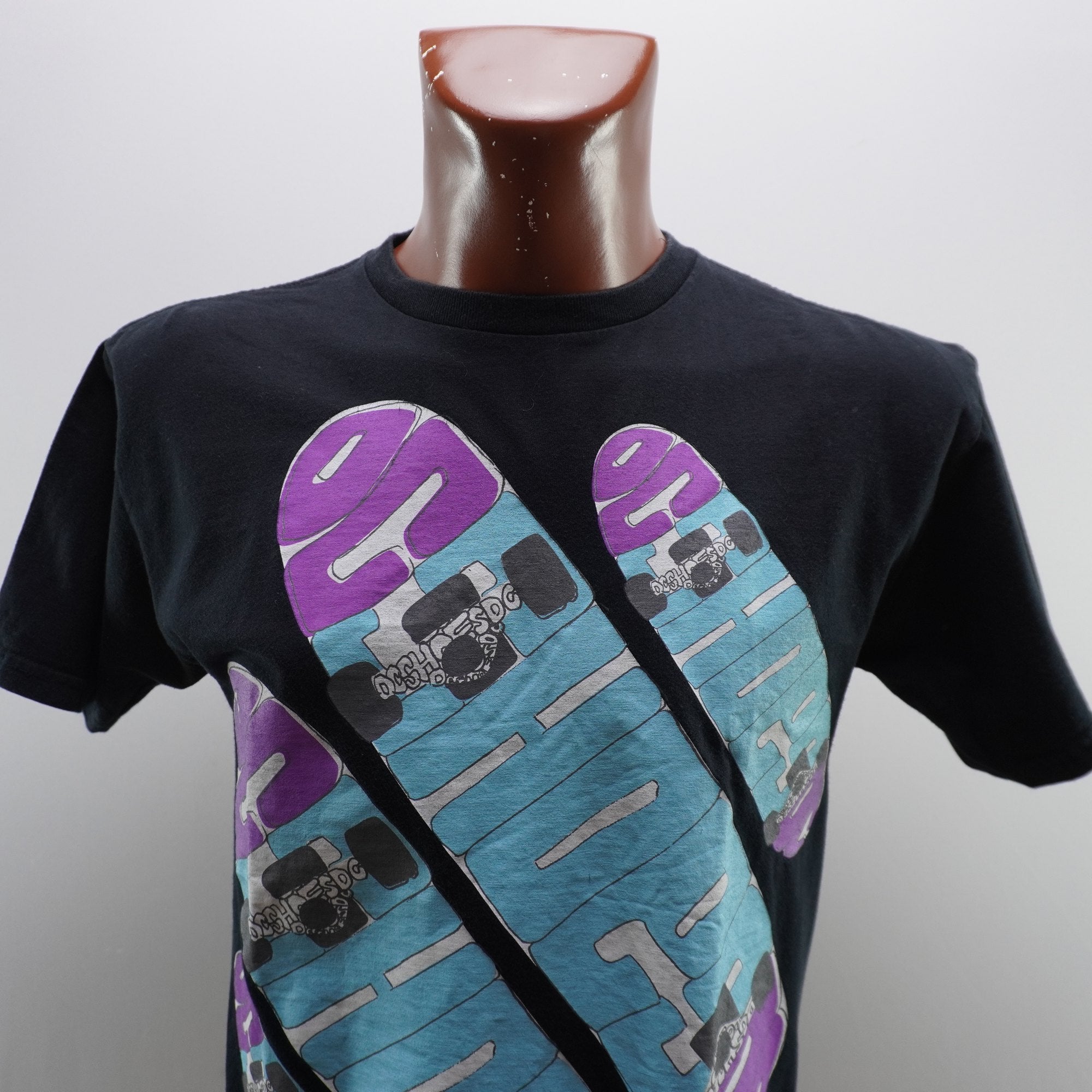 Camiseta de Manga Corta DC Shoes para Hombre Usada - Negra, M