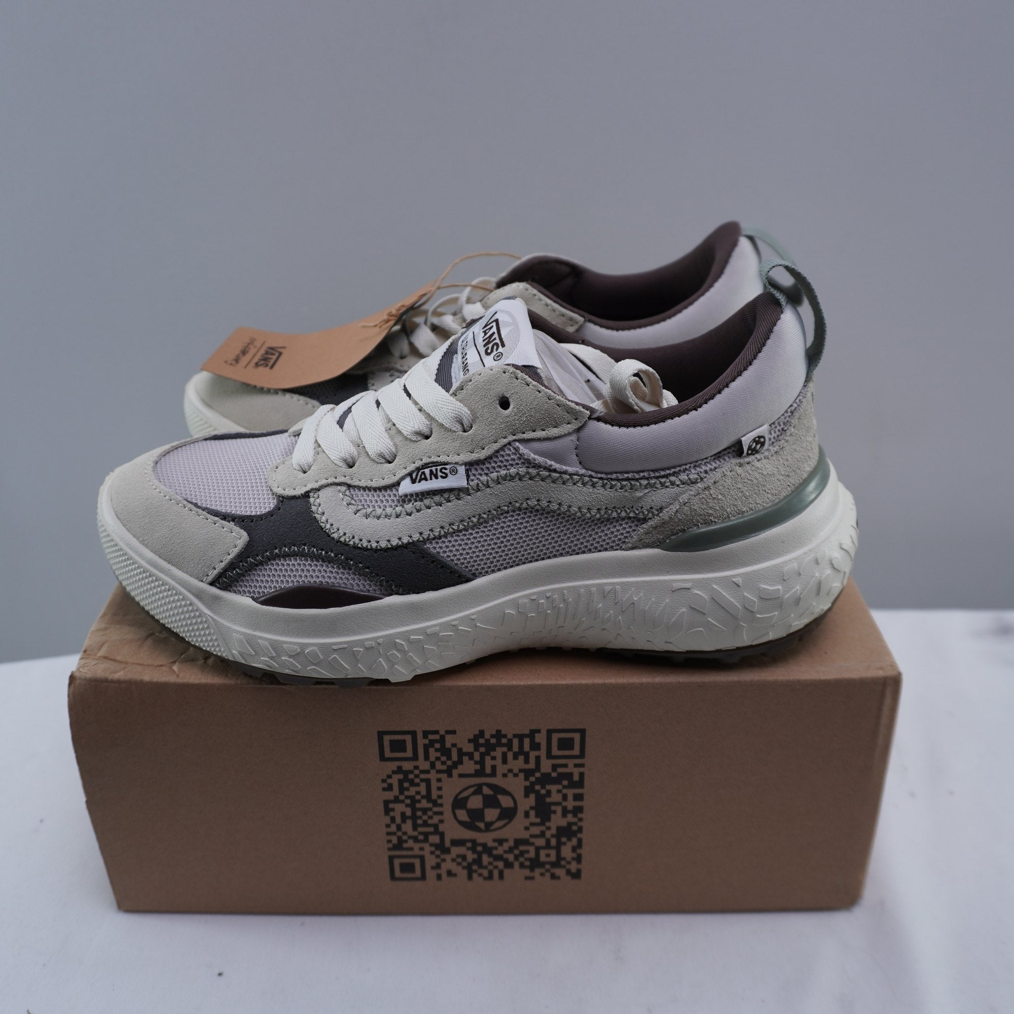 Zapatillas Vans para Hombre Usadas - Beige, Talla 35