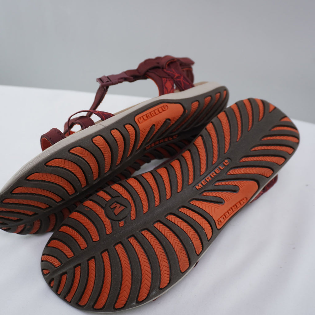 Sandalias Merrell para Mujer Nuevas - Rojo, 38