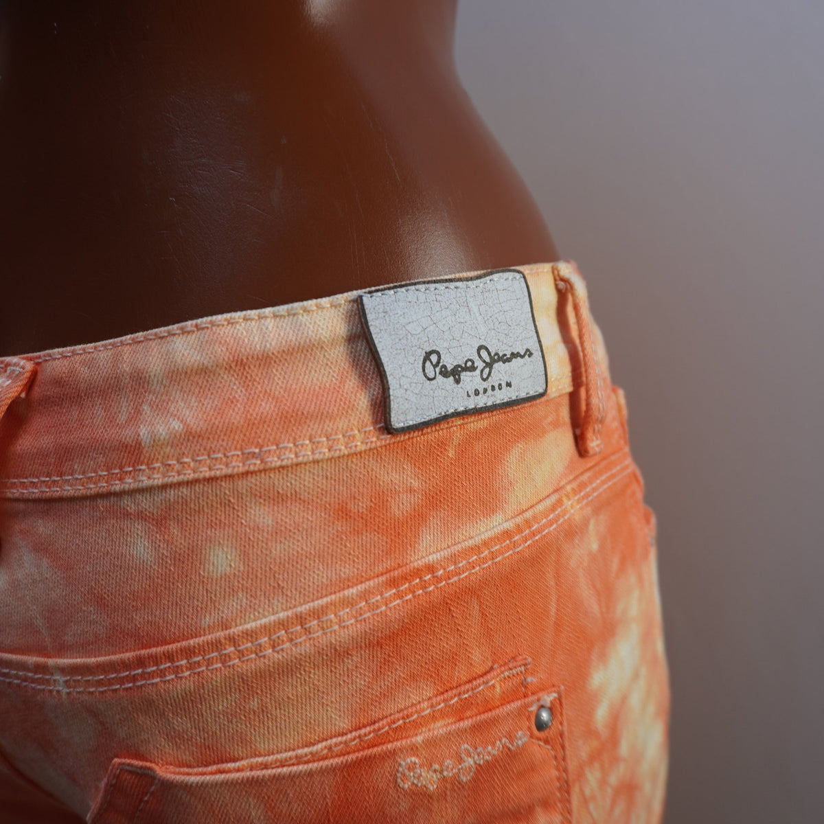Vaqueros Pepe Jeans para Mujer Usados - Naranja, S