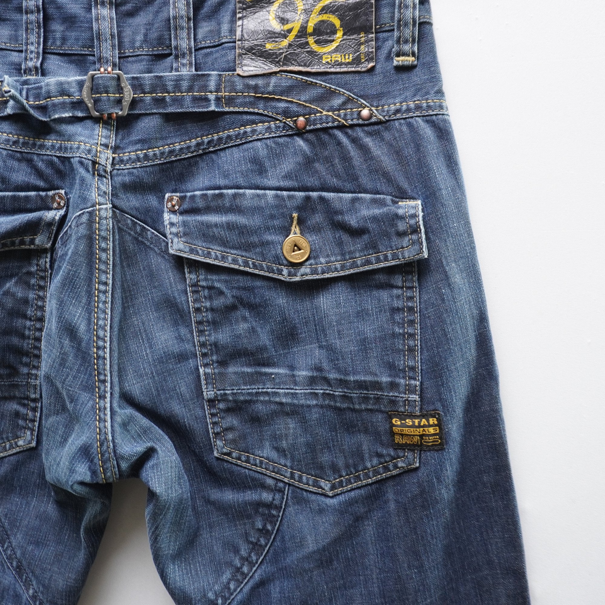 Vaqueros G-Star para Hombre Usados - Azul Marino, L