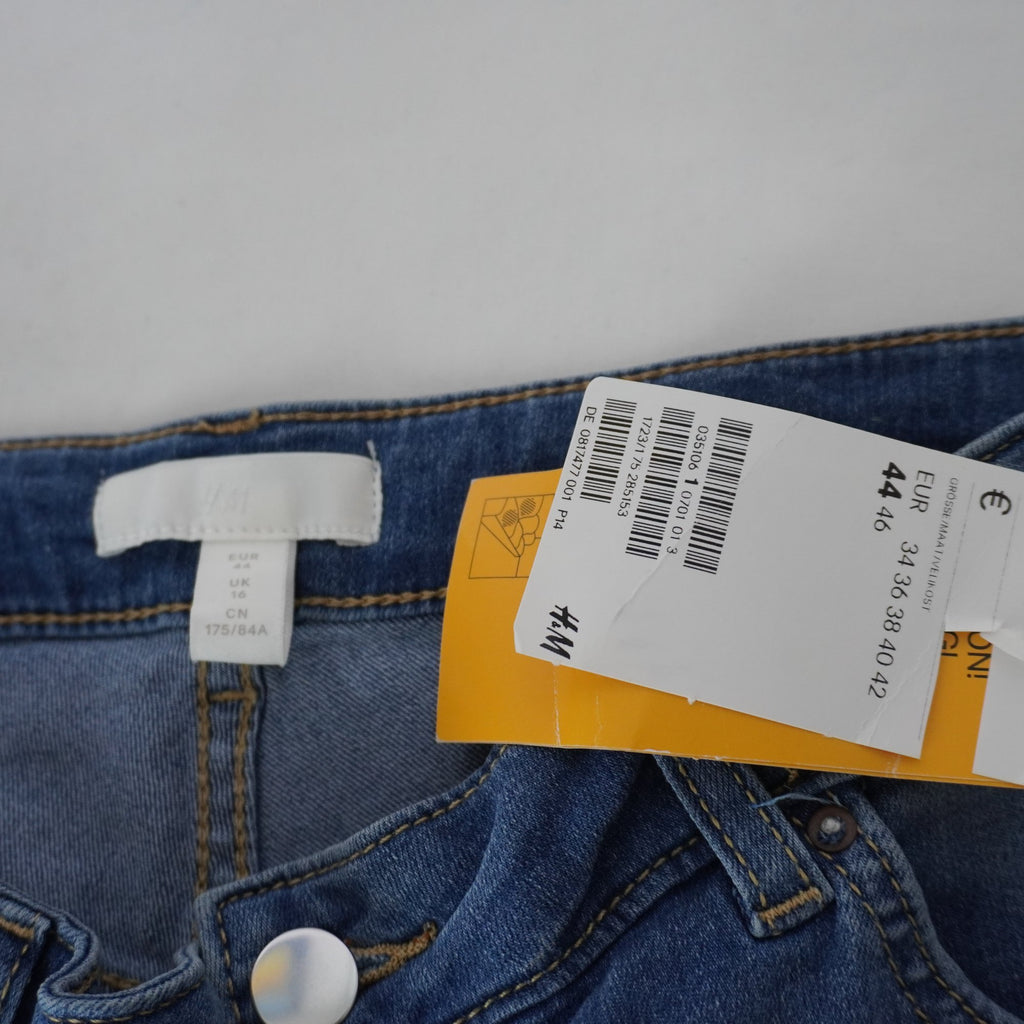 Pantalones Cortos Vaqueros H&M para Mujer Usados - Azul, XXL