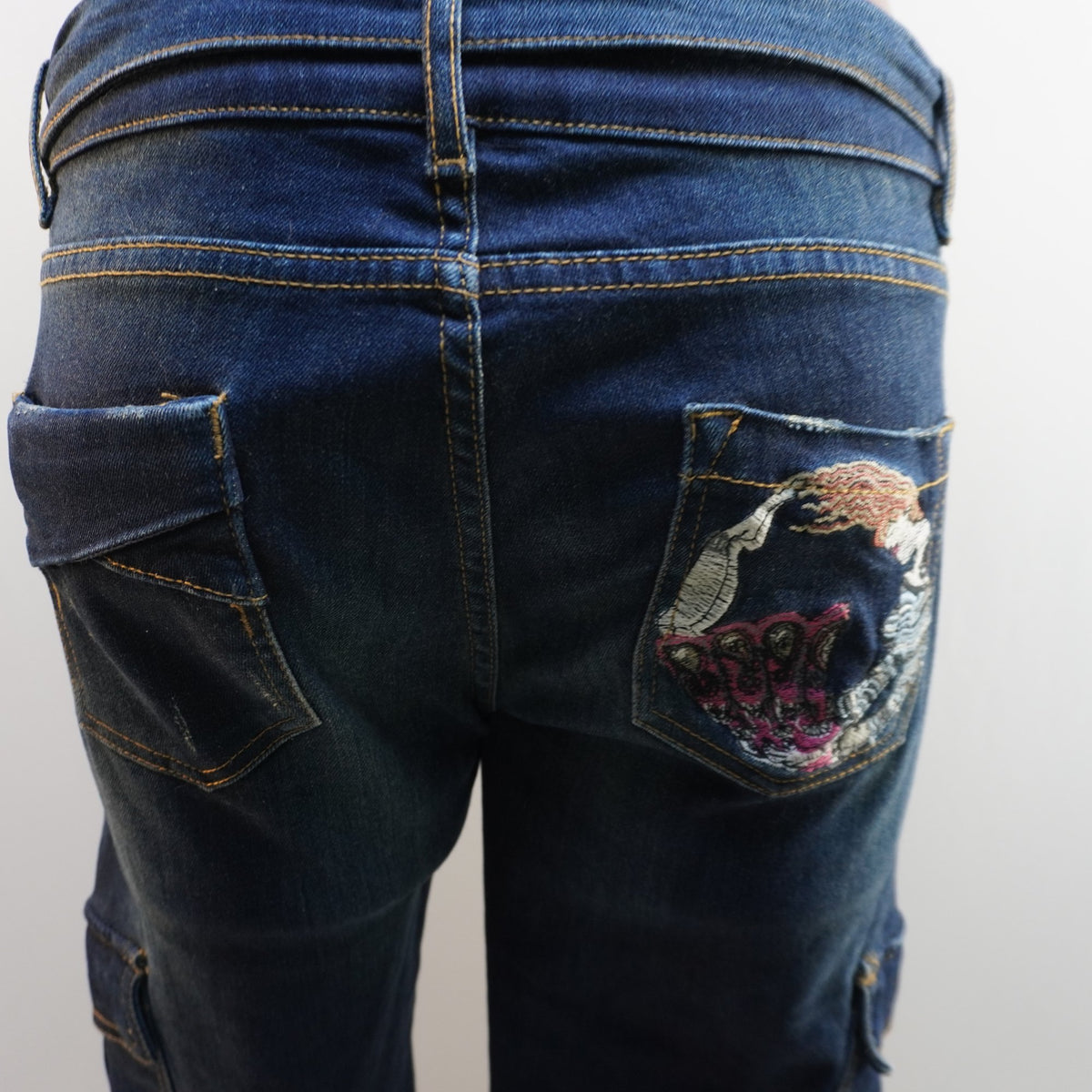 Vaqueros Desigual para Mujer Usados - Azul Marino, M
