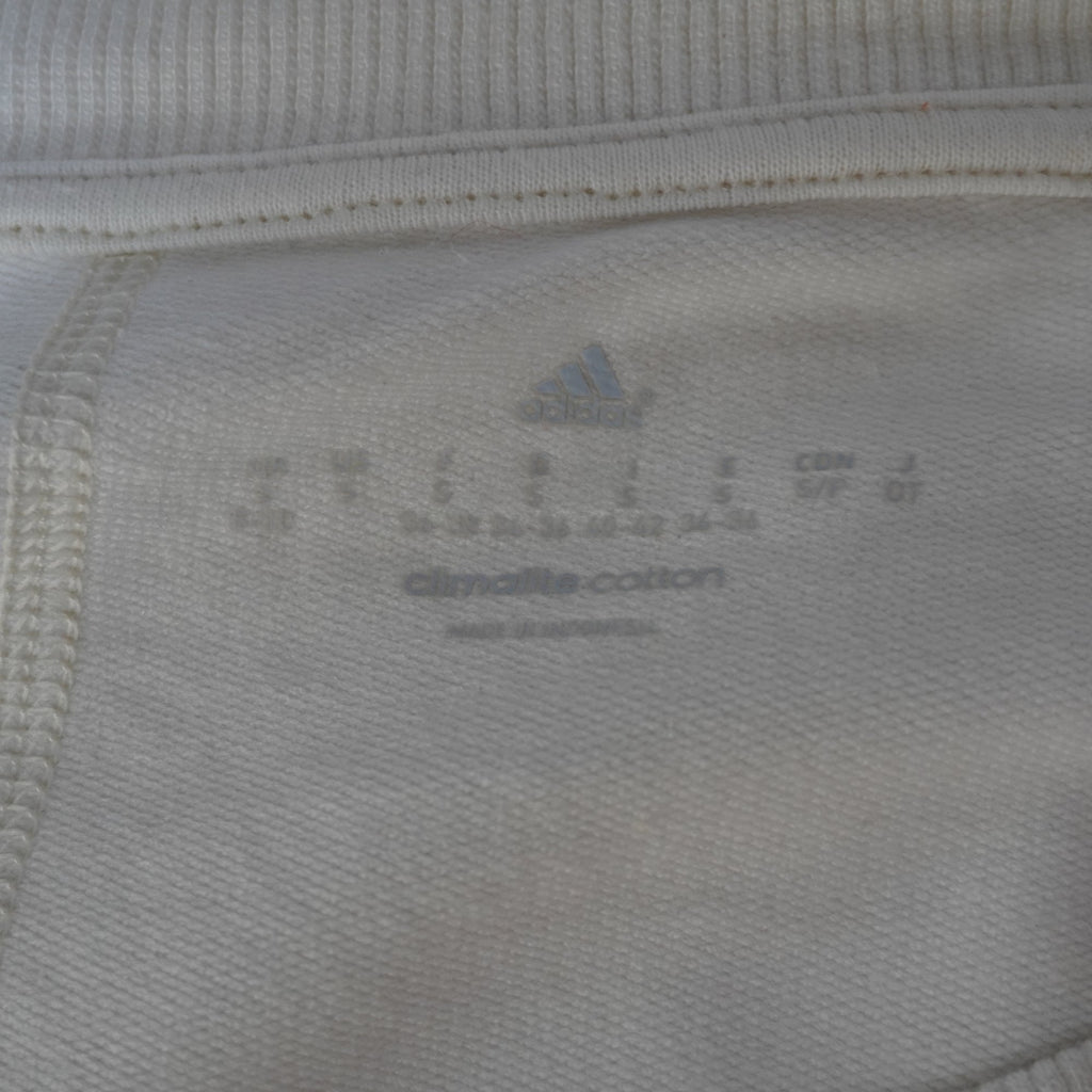 Sudadera con Capucha Adidas para Mujer Usada - Blanca, S