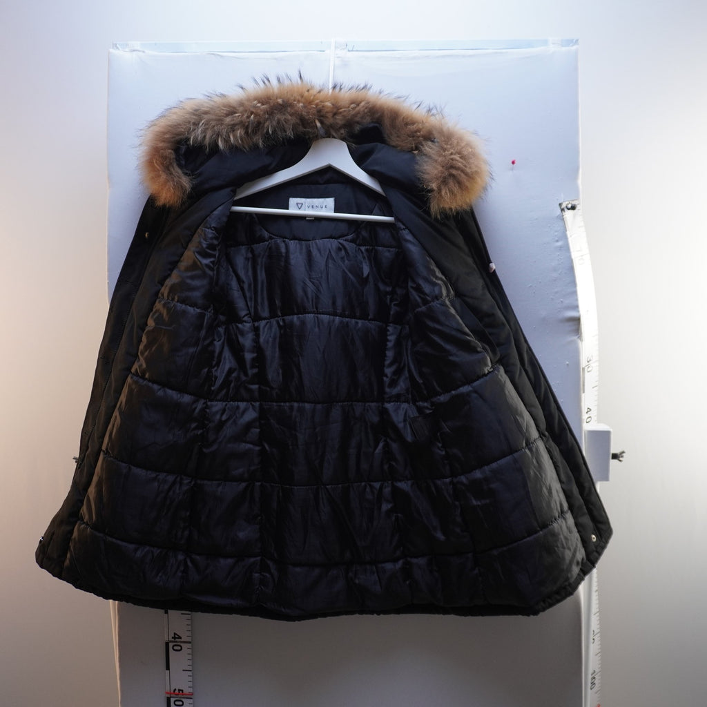 Parka Venue para Mujer Usada - Negra, XS