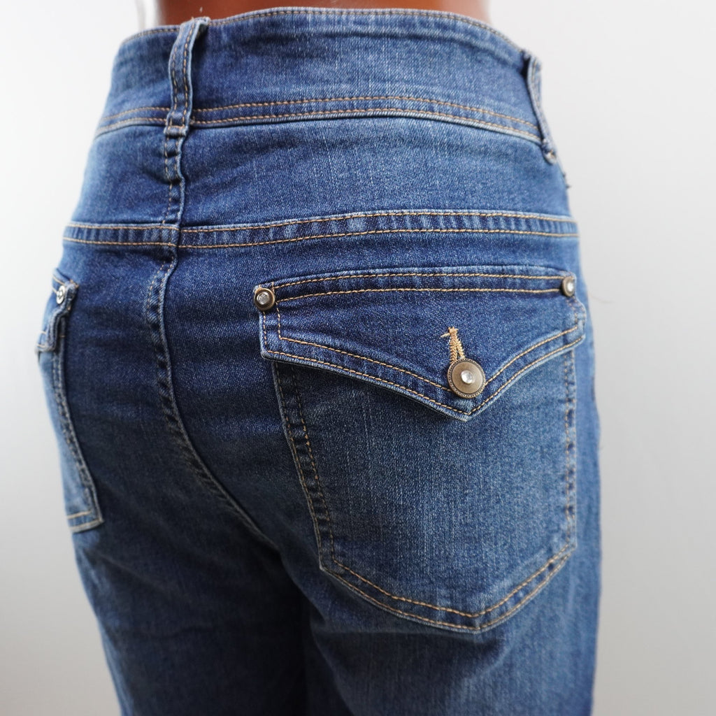 Pantalones Cortos Vaqueros Bodyflirt para Mujer Usados - Azul, XXL