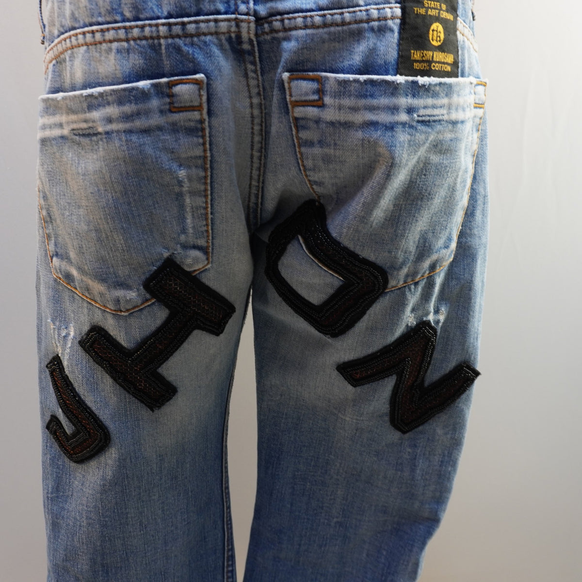 Vaqueros Takeshy Kurosawa para Hombre - Azul, XL Usados en Muy Buen Estado