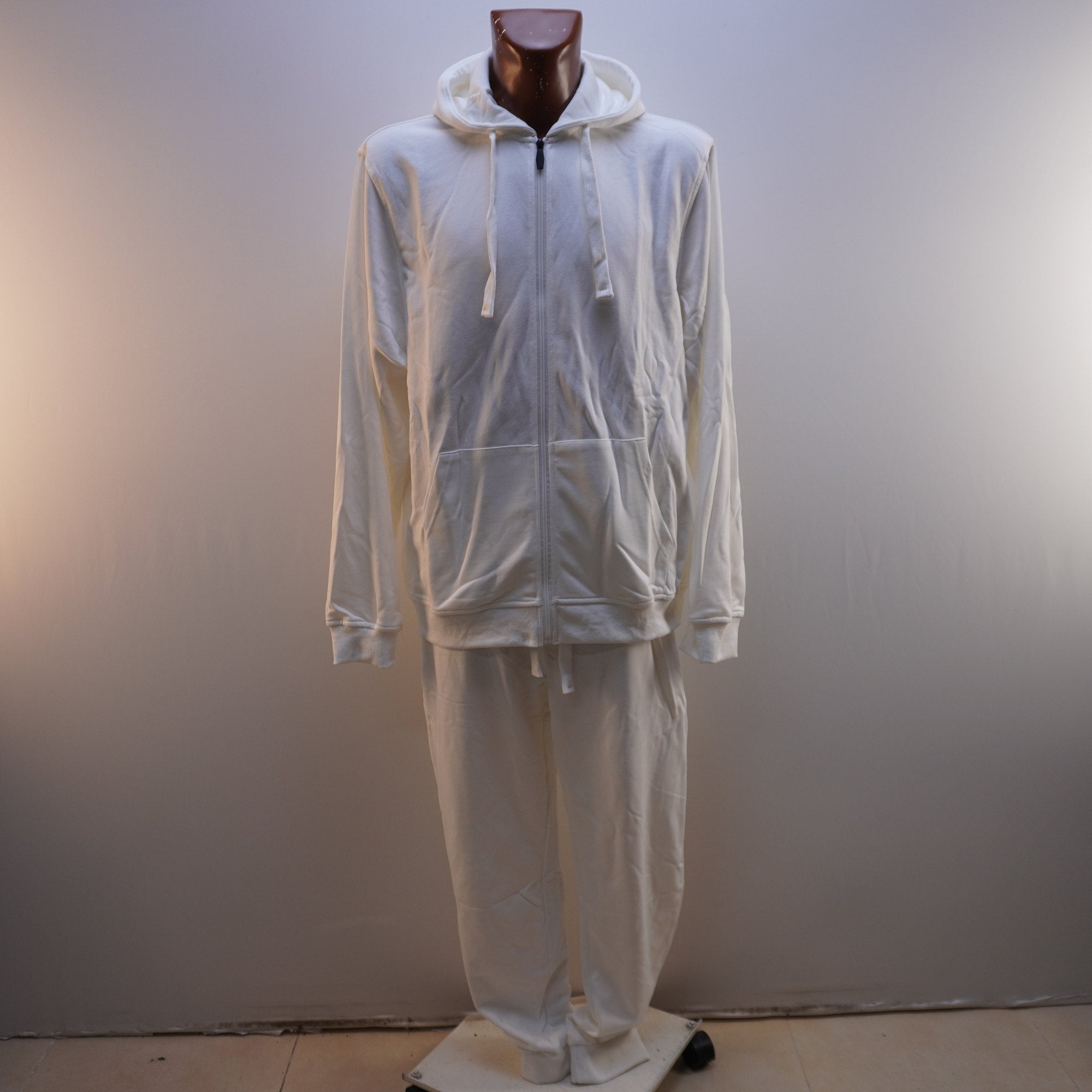 Sudadera con Capucha Anotwener para Hombre Nueva - Blanca, XXXL