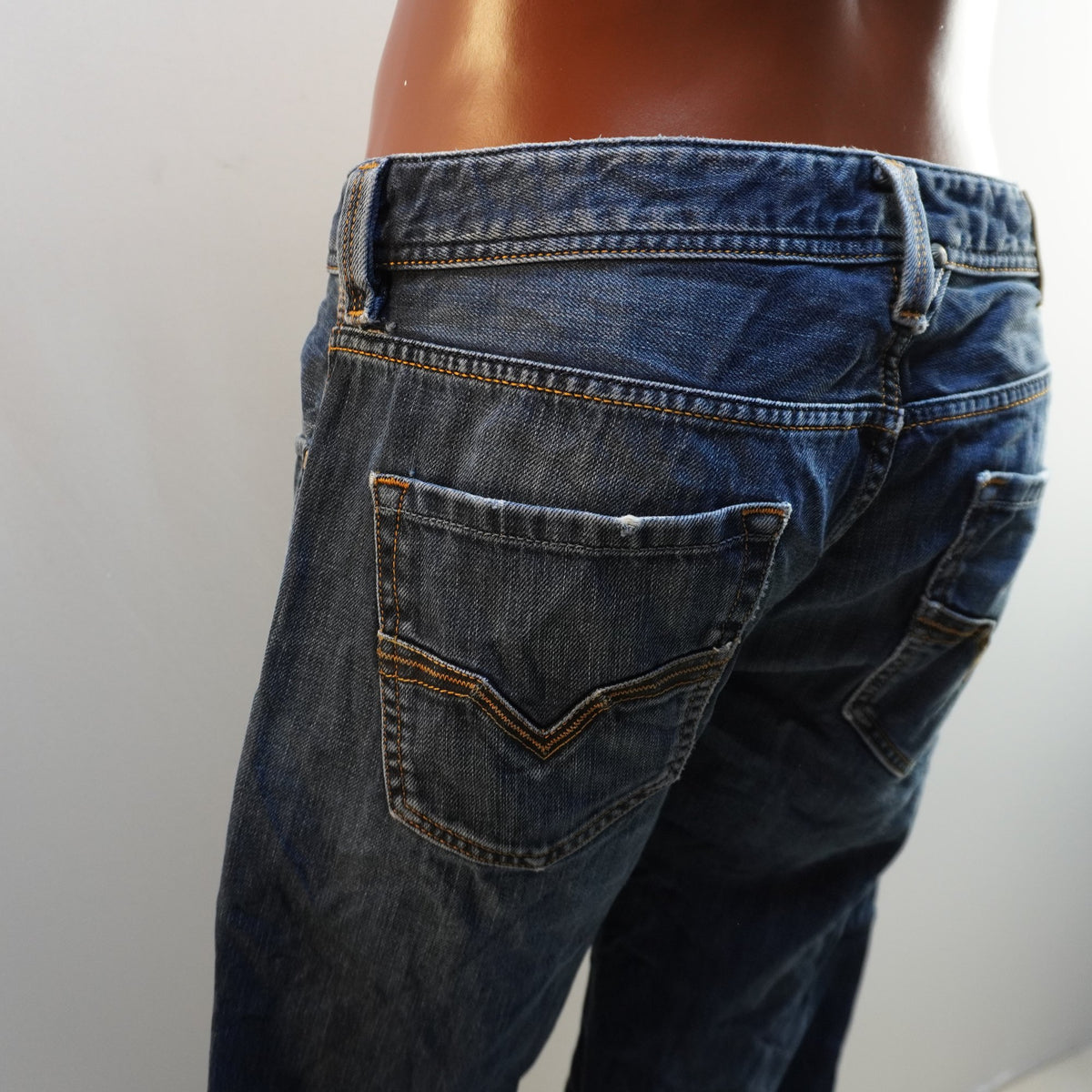 Vaqueros Diesel para Hombre Usados - Azul Marino, M