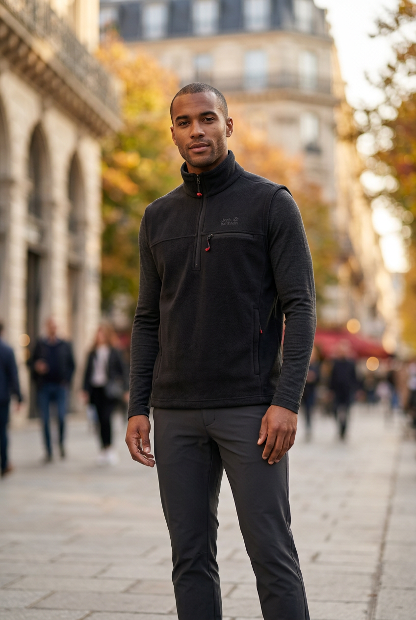 Gebrauchte Jack Wolfskin Weste für Herren - Schwarz, XL