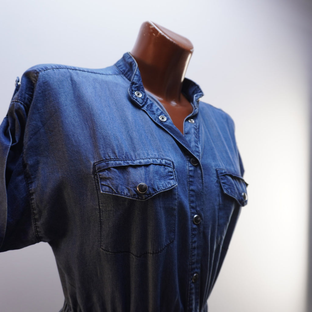 Vestido MNG para Mujer Usado - Azul, Pequeño (S)