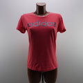 Camiseta de Manga Corta Adidas para Mujer - Roja, M, Usada en Muy Buen Estado