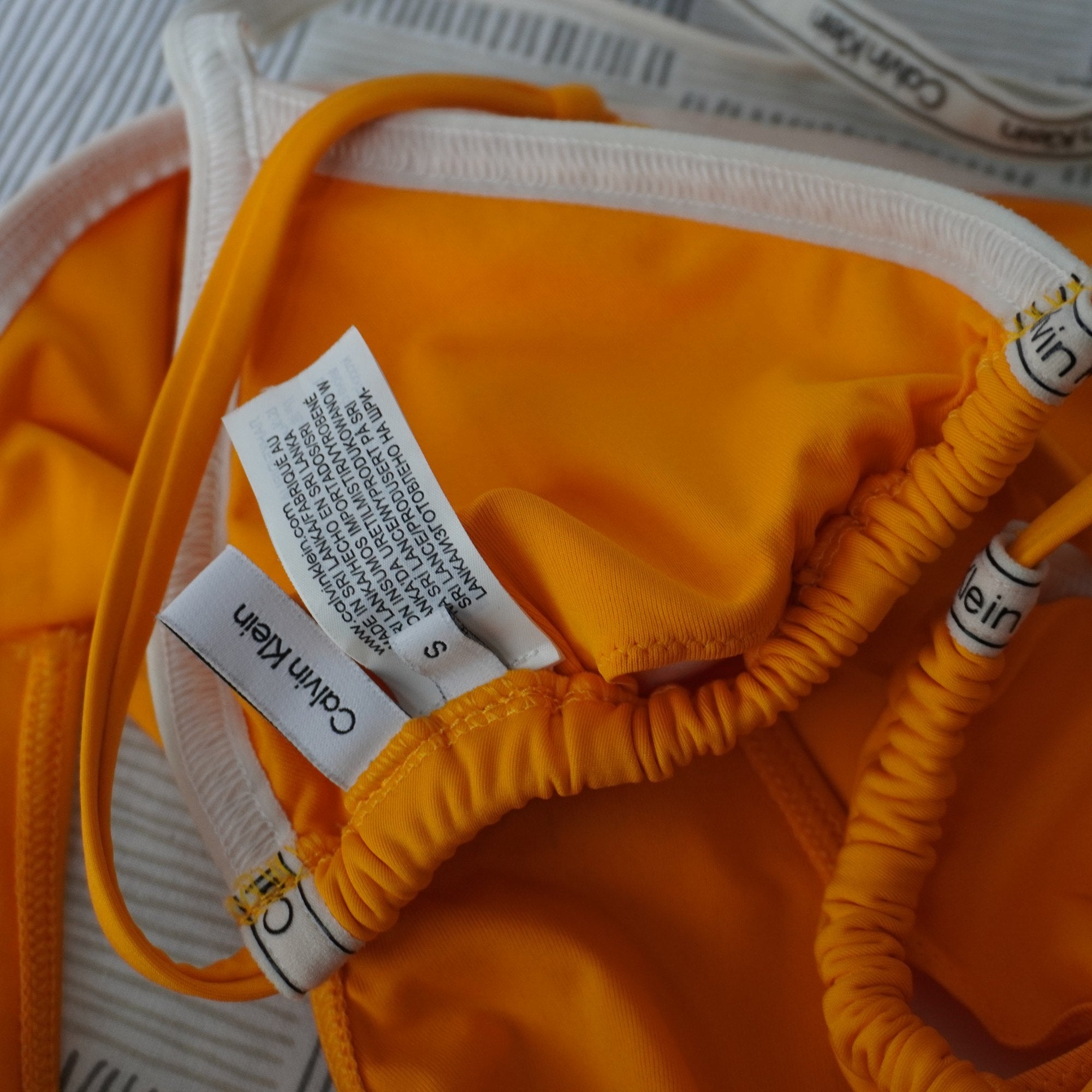 Vestido de Baño Calvin Klein para Mujeres Usado - Naranja, S