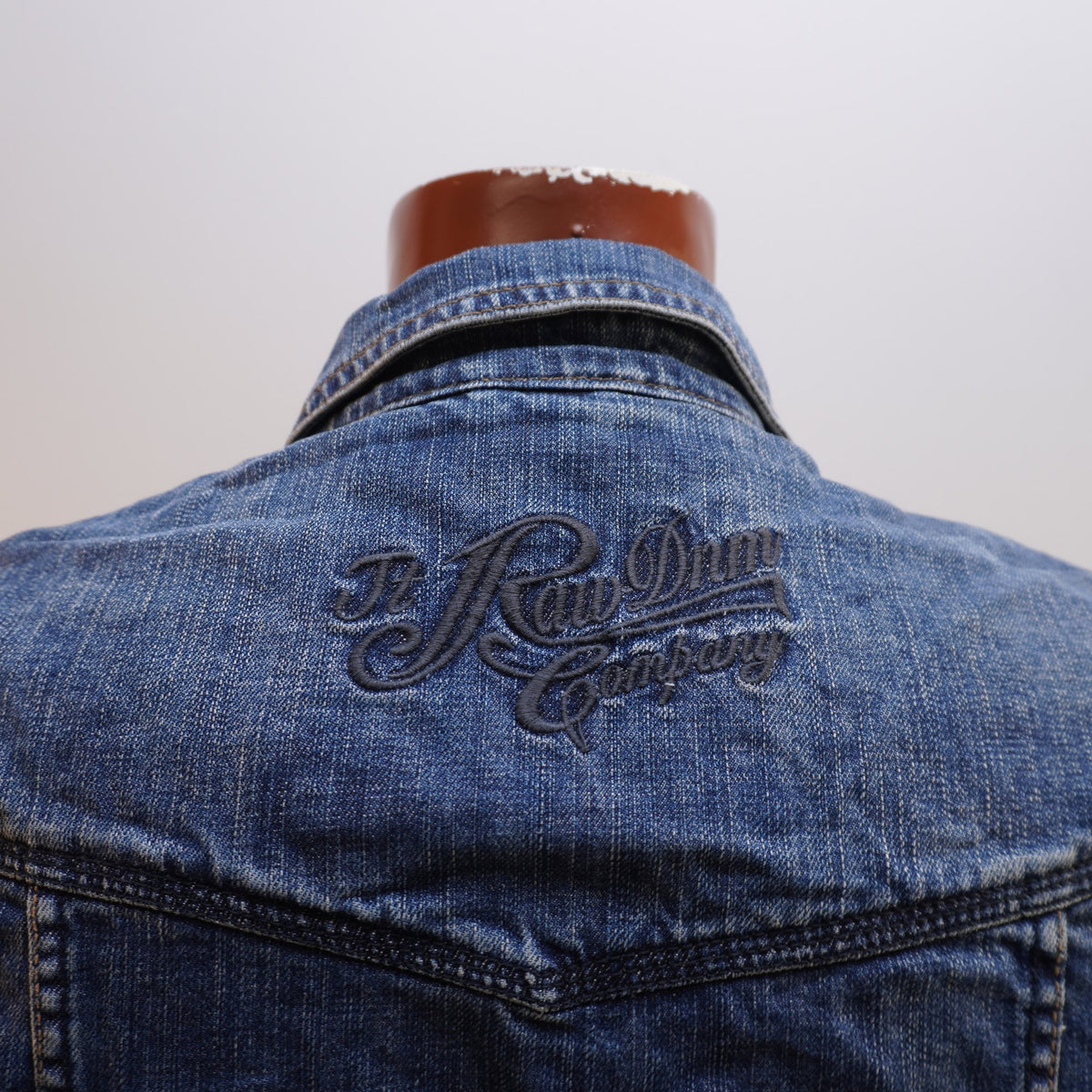 Cazadora Vaquera Tom Thompson para Hombre Usada - Azul, Pequeño (S)