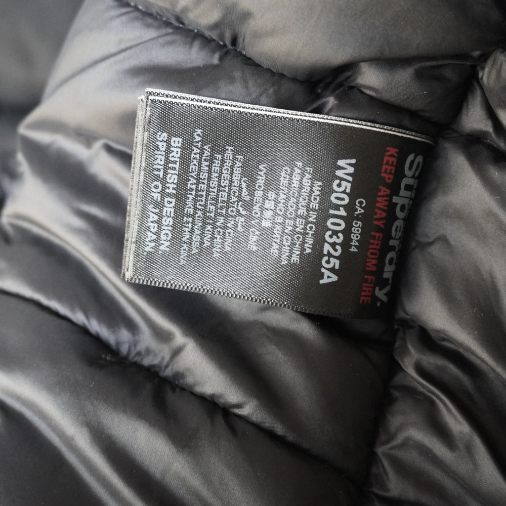 Parka Superdry para Mujer Usada - Negra, XL