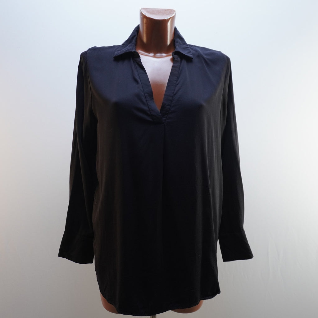 Camisa Henley Opus para Mujer Usada - Negra, Grande (L)