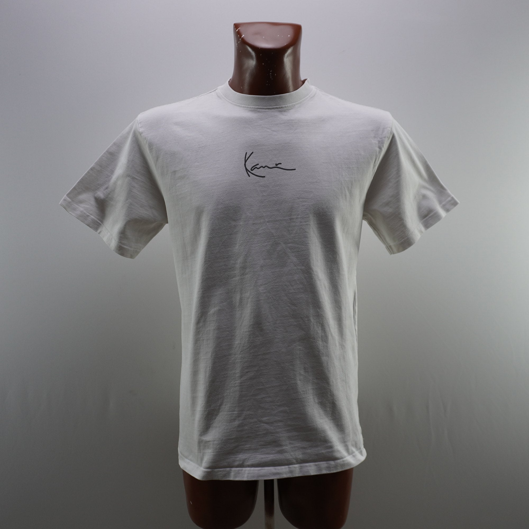 Camiseta de Manga Corta Karl Kani para Hombre Usada - Blanca, S