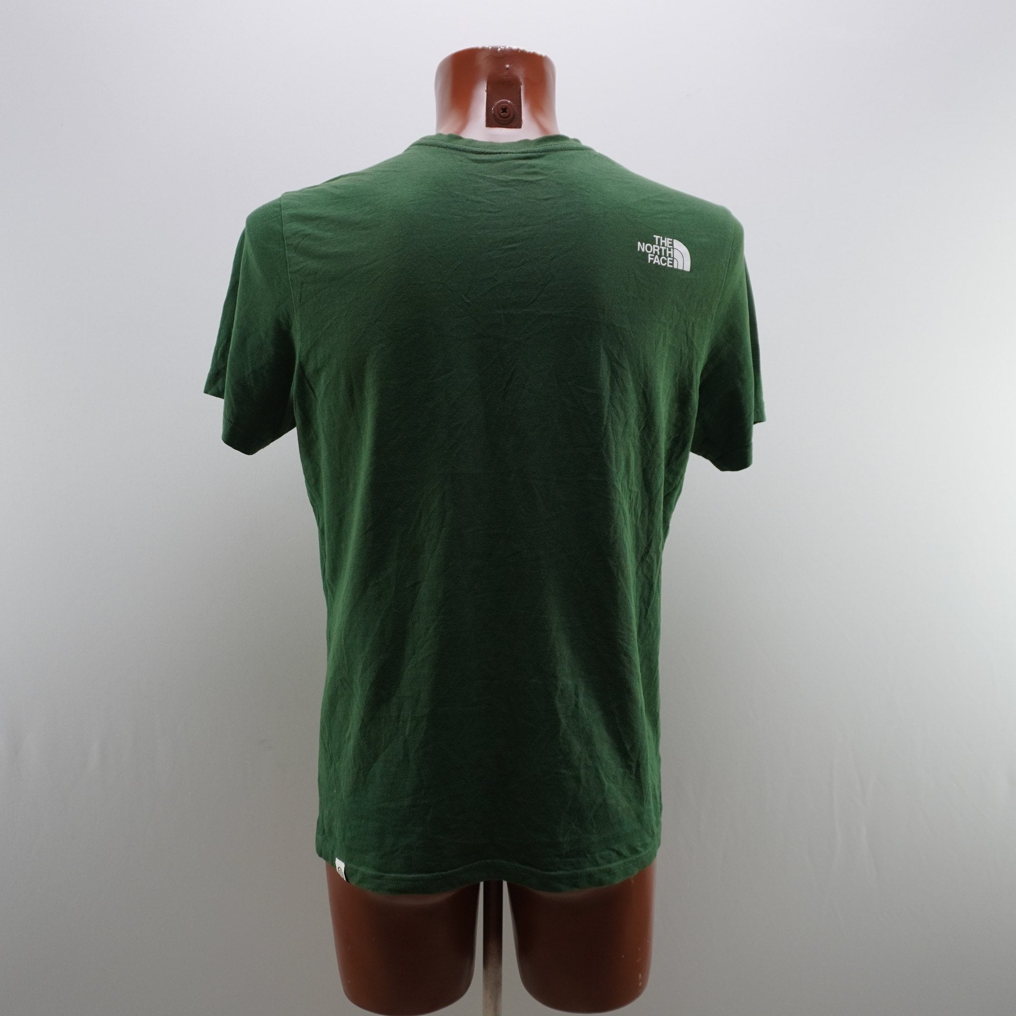 Camiseta de Manga Corta The North Face para Hombre Usada - Verde, M