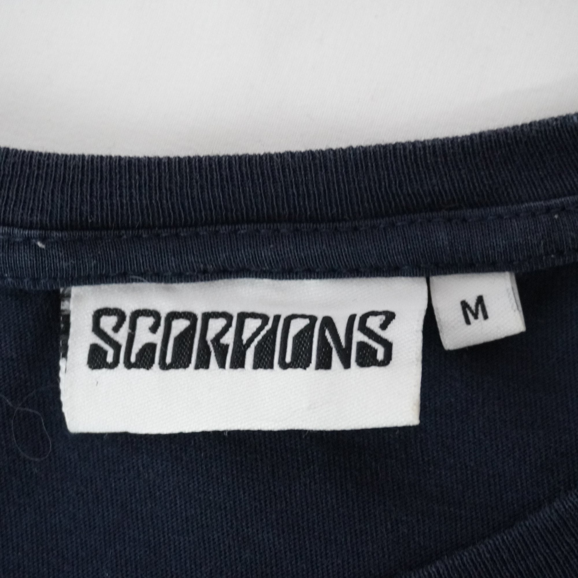Camiseta Scorpions para Hombre Usada - Azul, M