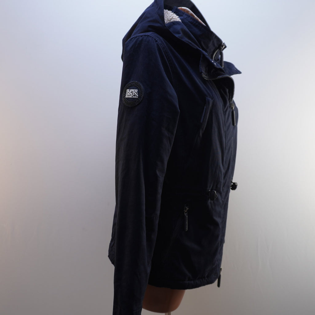 Parka Superdry para Mujer Usada - Azul Marino, XL
