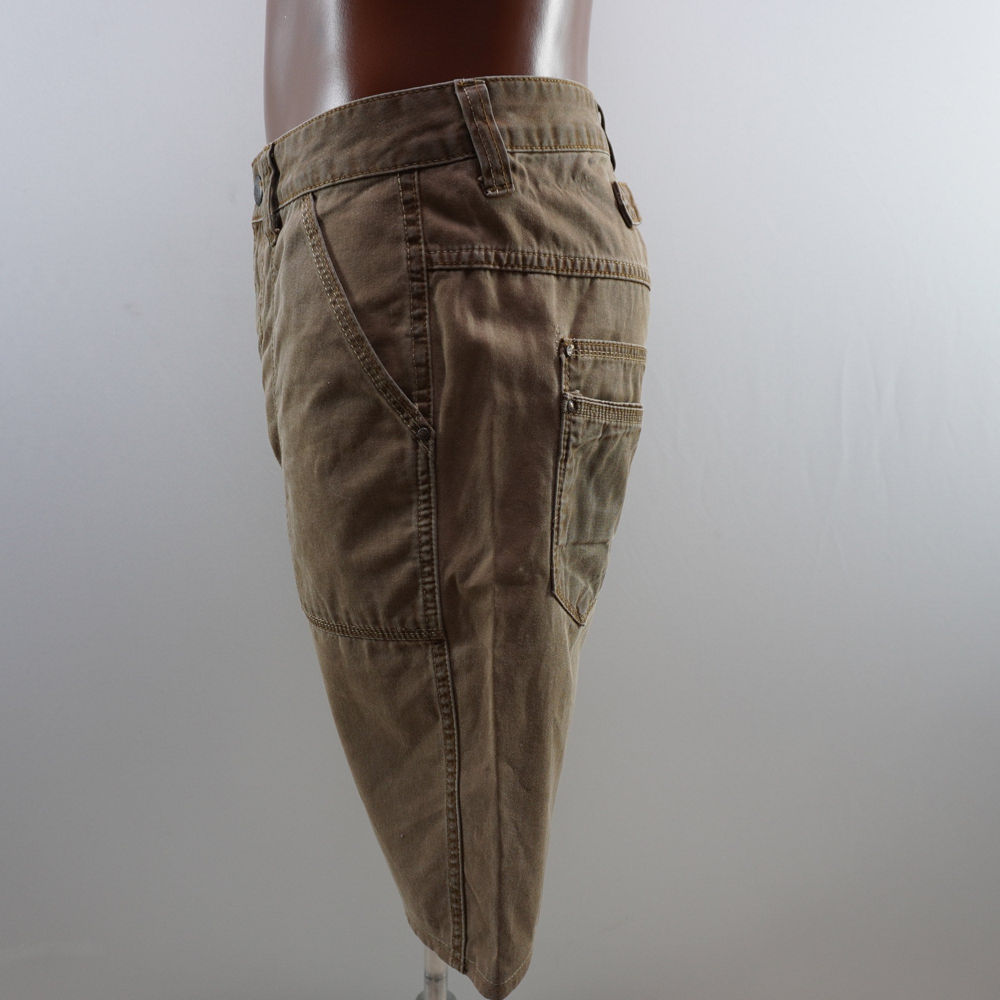 Pantalones Cortos Vaqueros Zara para Hombre Usados - Marrón, S