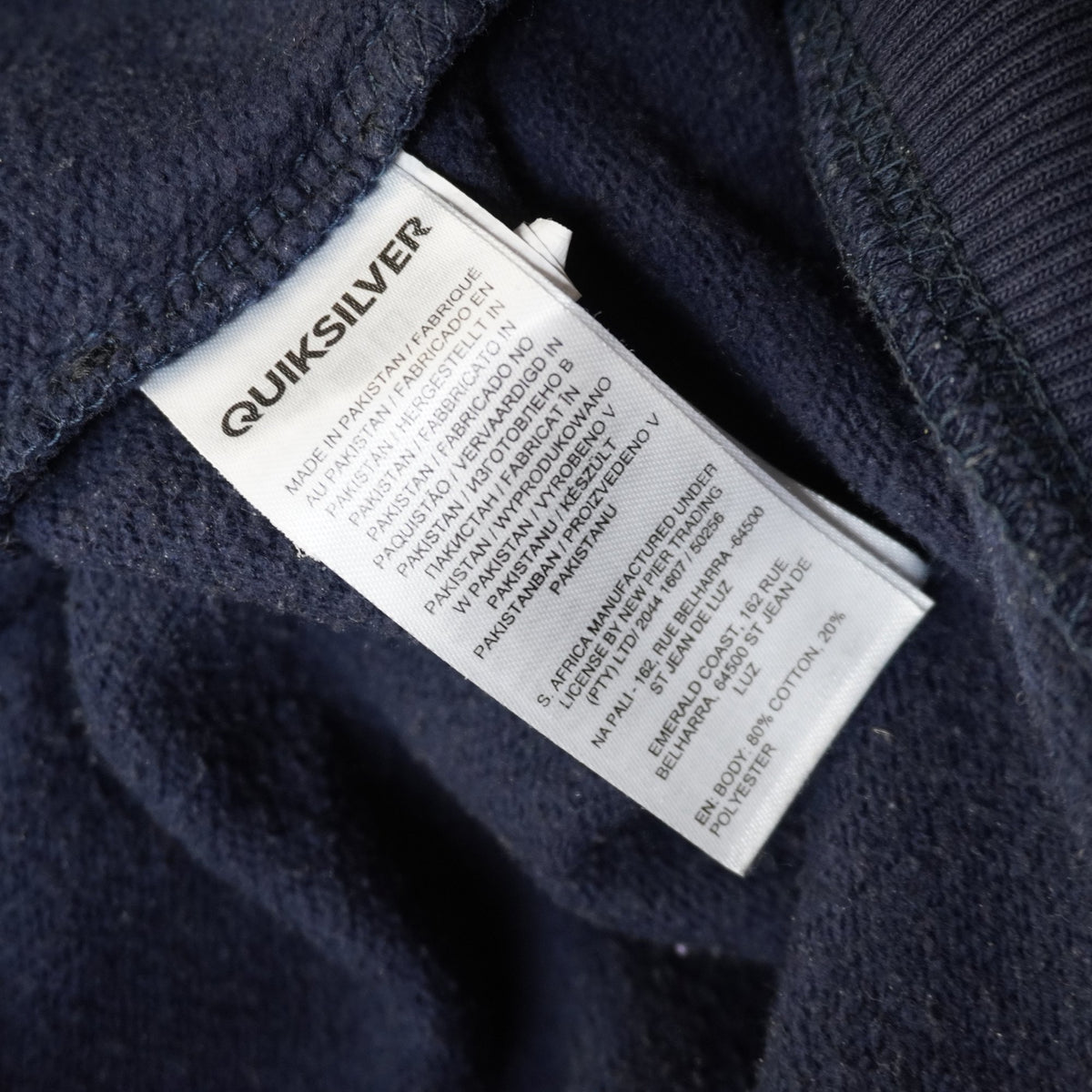 Sudadera con Capucha Quiksilver para Hombre Usada - Azul, M