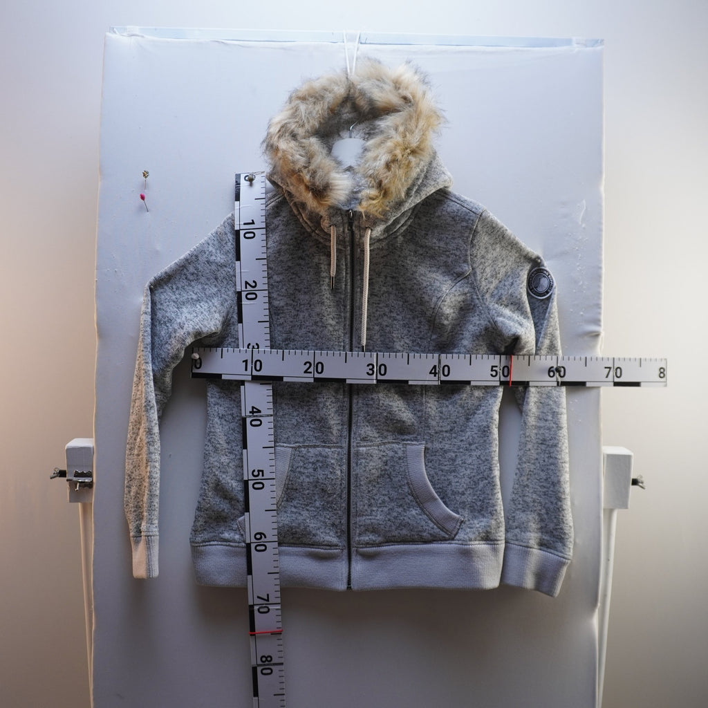 Sudadera con Capucha Superdry para Mujer Usada - Gris, XL