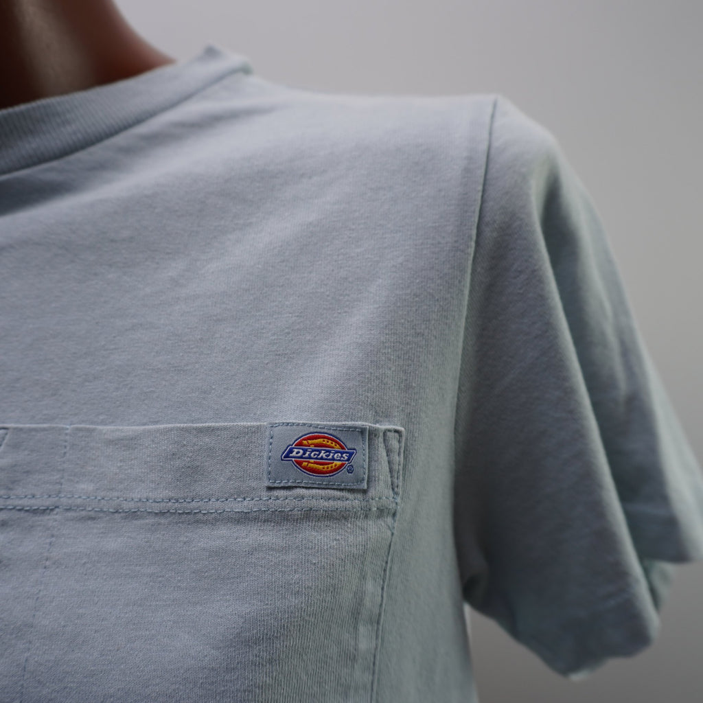 Camiseta de Manga Corta Dickies para Mujer Usada - Azul, S