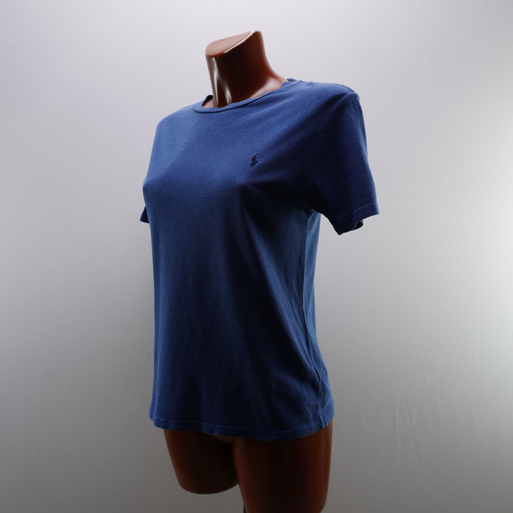 Camiseta de Manga Corta Ralph Lauren para Mujer Usada - Azul, M