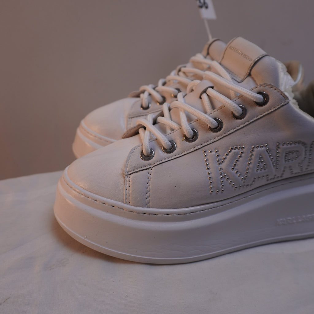 Zapatillas Karl Lagerfeld para Mujer Usadas - Blancas, Talla 36